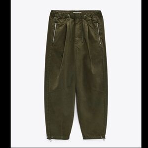 ZIPPERED RELAXED PANTS